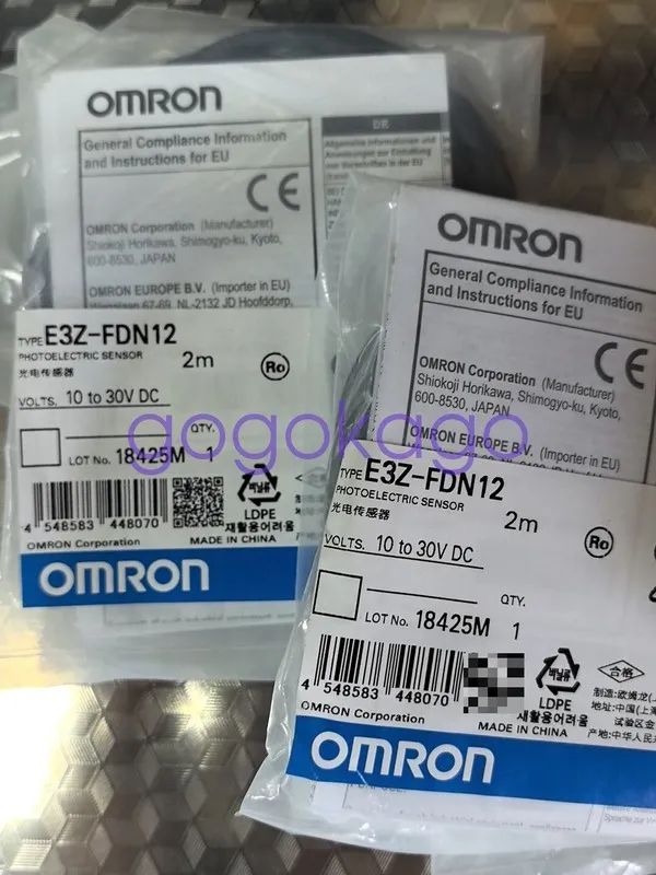 Фотоэлектрический датчик Omron E3Z-FDN12 2m 10-30VDC Photoelectric Sensor