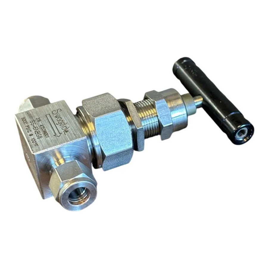 Клапан Swagelok SS-6NBS6 Manual Stainless Needle Valve 6000psi 3/8in Tube