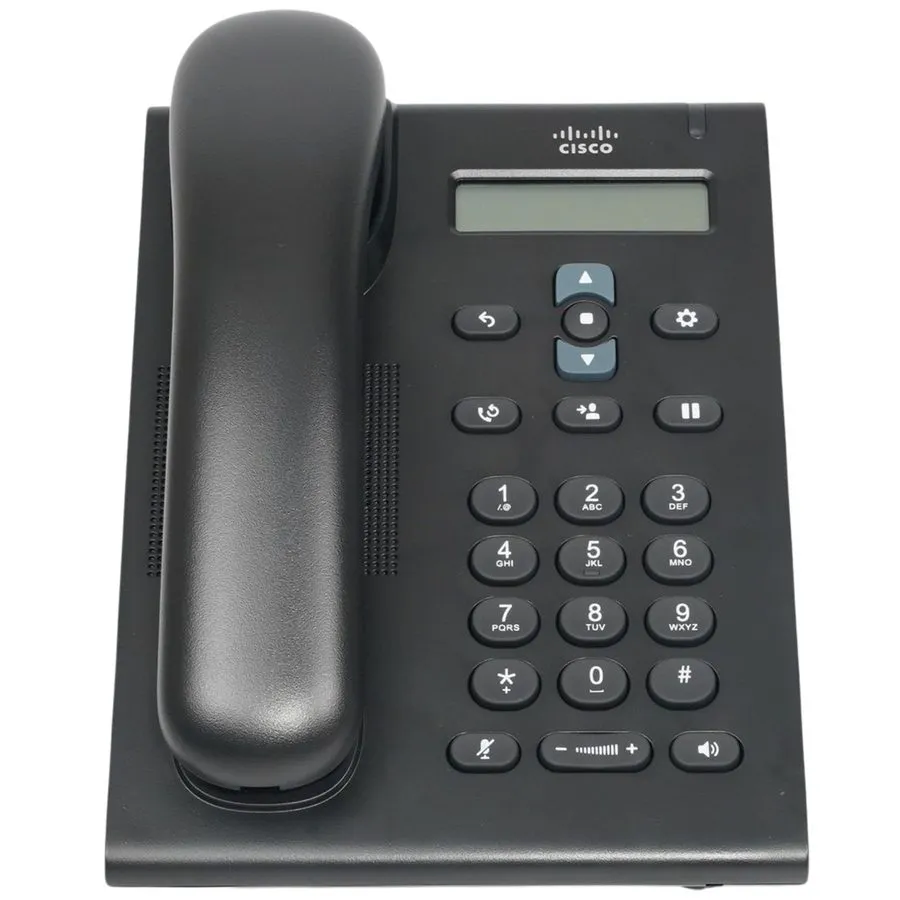 IP-телефон Cisco CP-3905 Unified SIP Phone 1-Line VoIP IEEE 802.3af PoE Dual-Por — фото лота 1