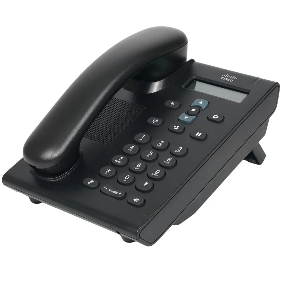 IP-телефон Cisco CP-3905 Unified SIP Phone 1-Line VoIP IEEE 802.3af PoE Dual-Por — фото лота 2