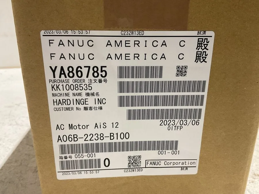 Серводвигатель FANUC A06B-2238-B100 Alpha iS 12 AC Servo Motor — фото лота 1