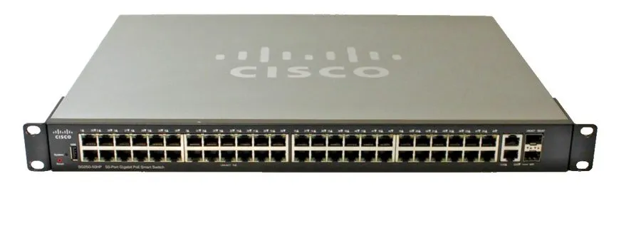 Коммутатор Cisco SG250-50HP-K9 V02 50-Port Gigabit PoE+ Smart Switch 192W