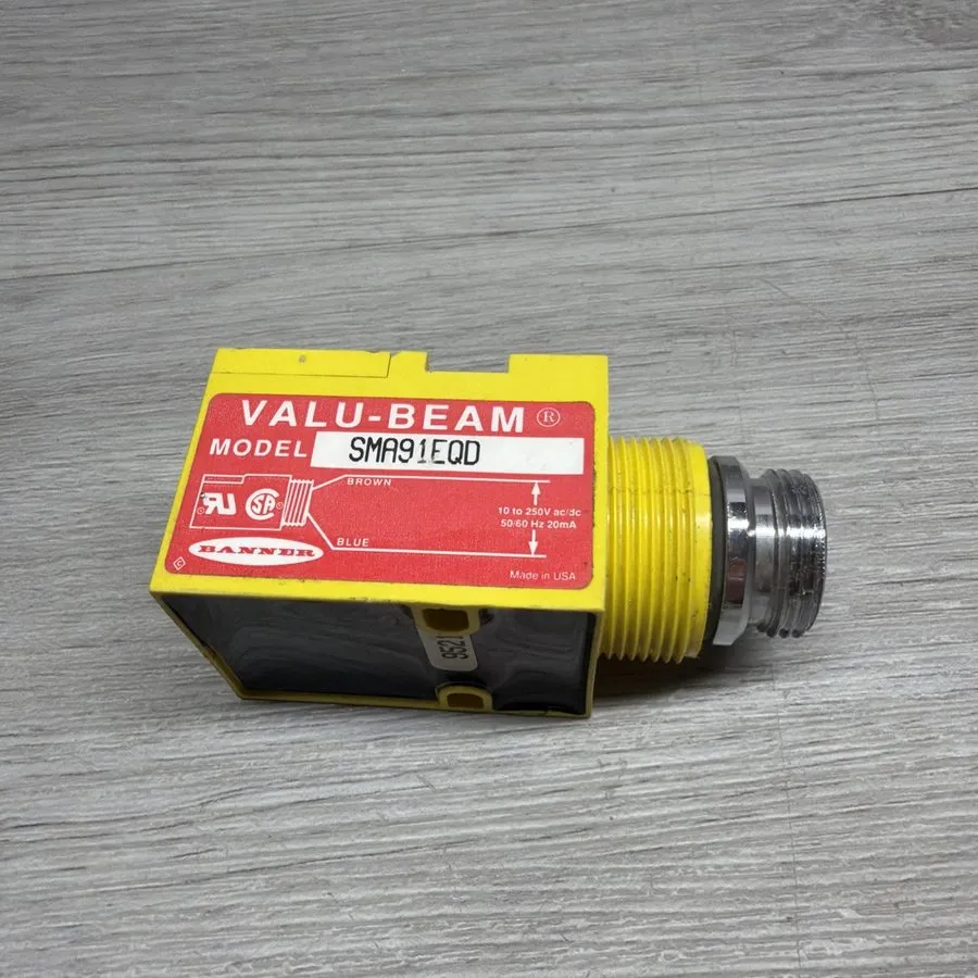 Фотоэлектрический датчик BANNER PHOTOELECTRIC SENSOR SMA91EQD WITH WASHER AND SC