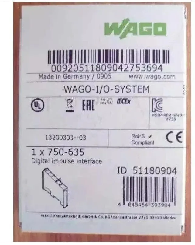 Модуль Wago 750-635 Digital Impulse Interface Module