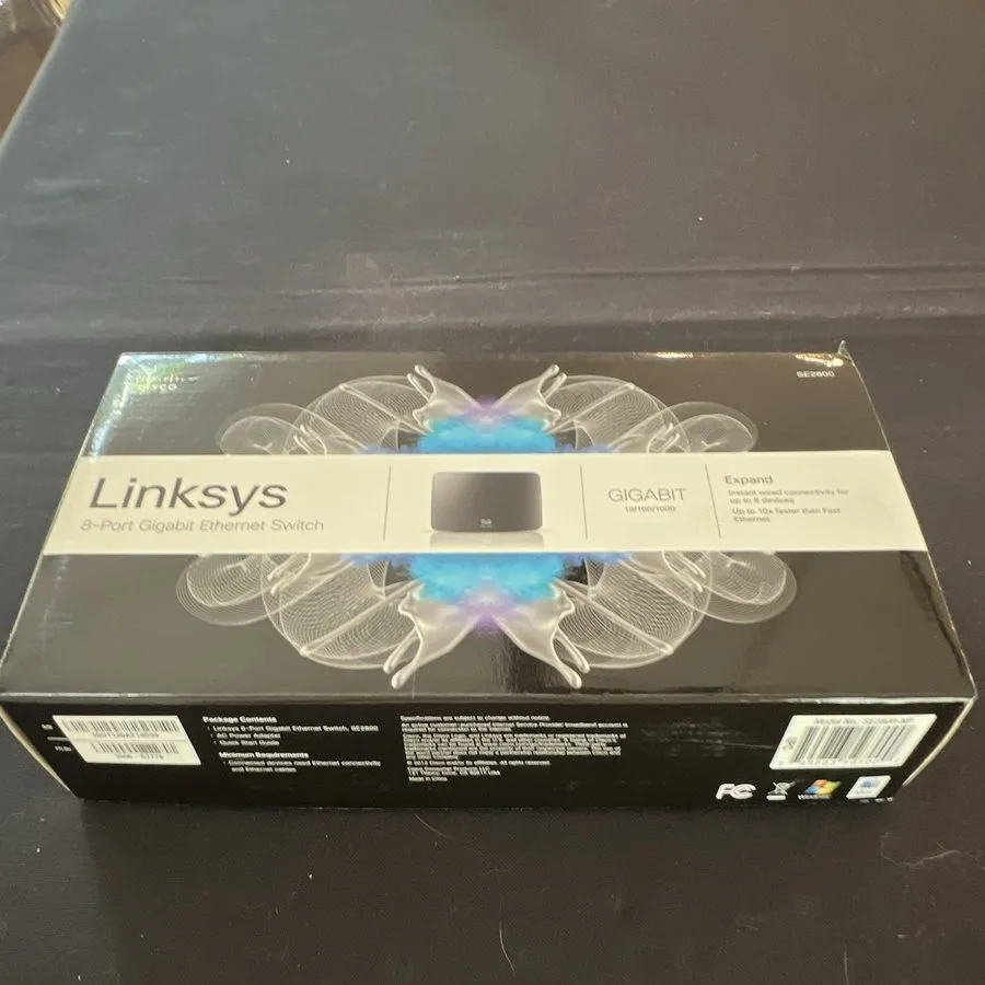 Коммутатор Cisco Linksys SE2800 8-Port Gigabit Ethernet Desktop Network Switch