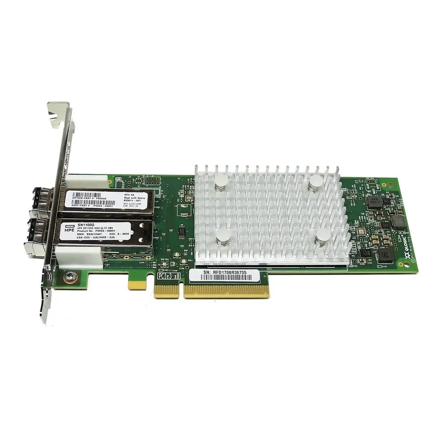 Контроллер HP QLE2692 P9D94A SN1100Q Dual Port 16Gb FC HBA ProLiant DL G9 G10 85