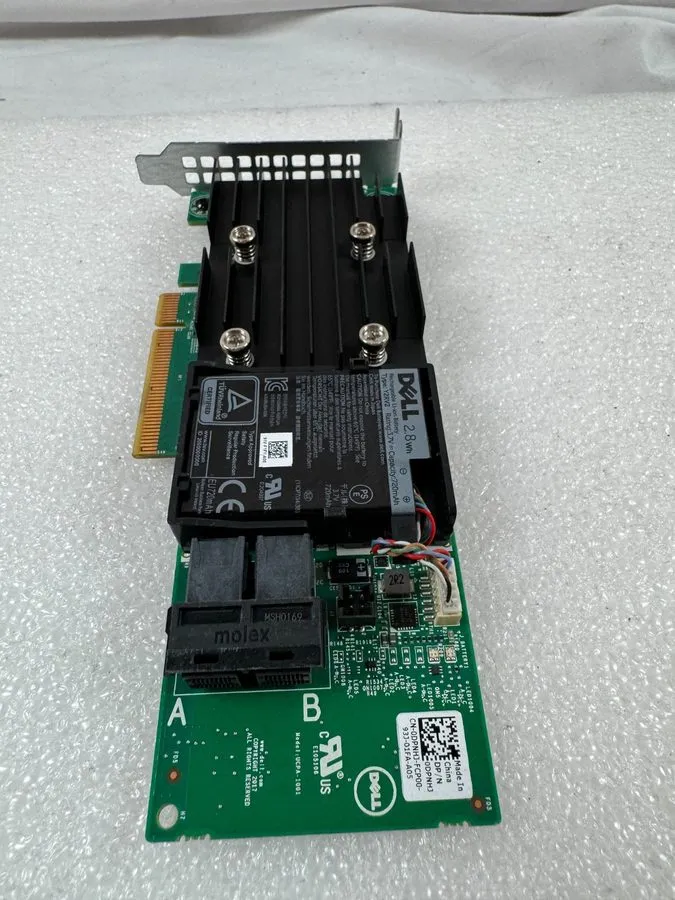 Сервер Dell PERC H740P SAS RAID 8GB Cache 12Gb/s PCI-e PowerEdge 0DPNHJ 3JH35 1M — фото лота 2
