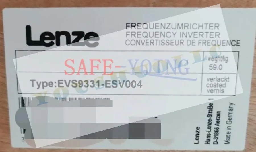Сервопривод LENZE Servo Drive Inverter EVS9331-ESV004