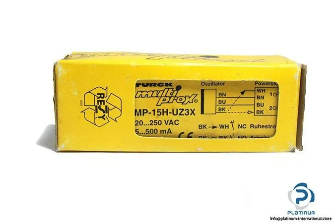 Датчик приближения TURCK MP-15H-UZ3X INDUCTIVE PROXIMITY SENSOR_TURCK