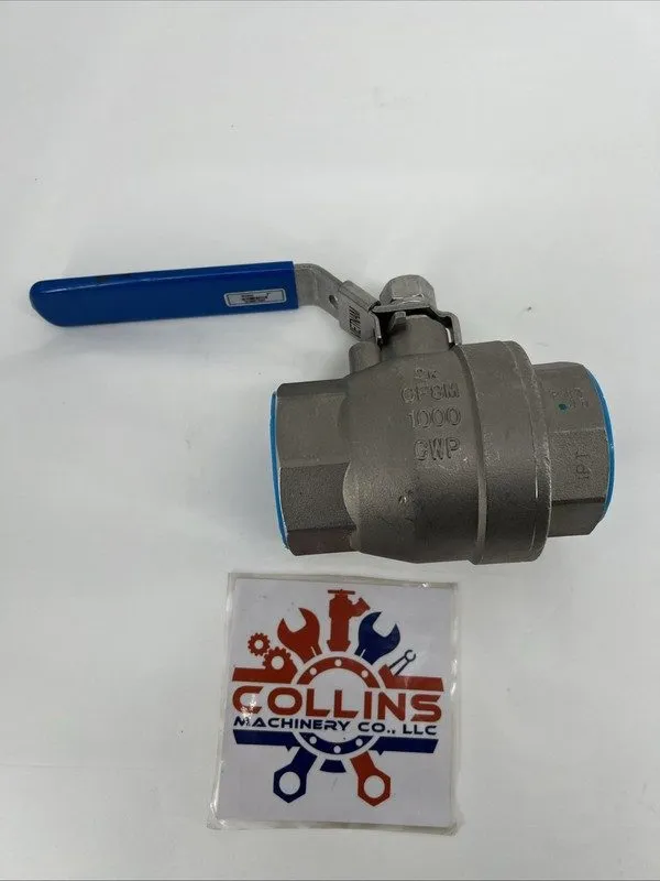 Клапан FNW FNW200AK 2" Ball Valve Stainless Steel CF8M 1000 CWP Full Port — фото лота 2