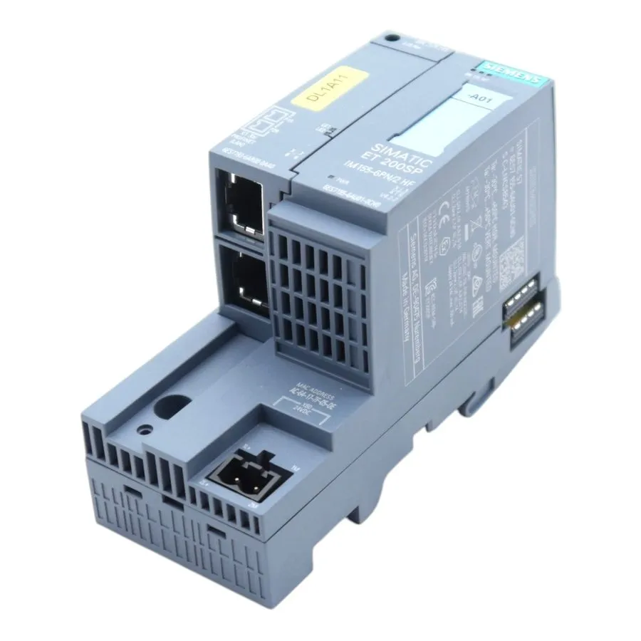 Модуль ввода-вывода Siemens SIMATIC 6ES7155-6AU01-0CN0 E:02 + 6ES7193-6AR00-0AA0