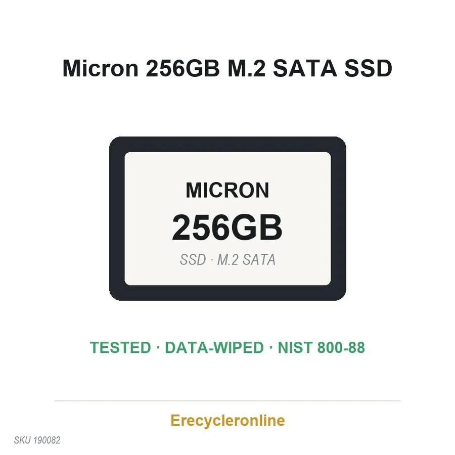 SSD-накопитель Micron 256GB M.2 SSD MTFDDAV256TBN-1AR15ABHA