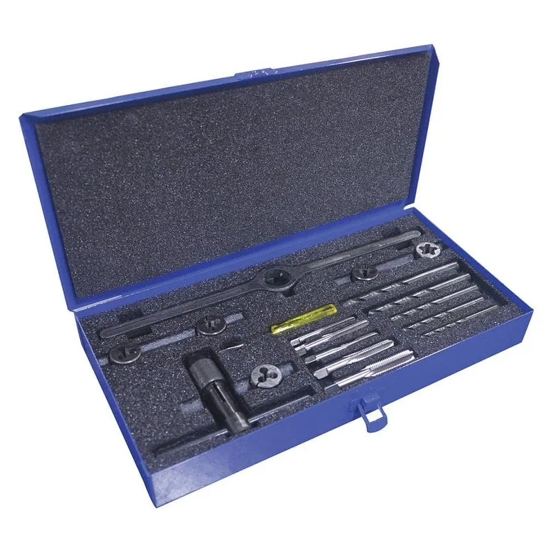 Режущий инструмент GREENFIELD THREADING 420368 Drill/Tap/Die Set, HSS 445M51 — фото лота 1