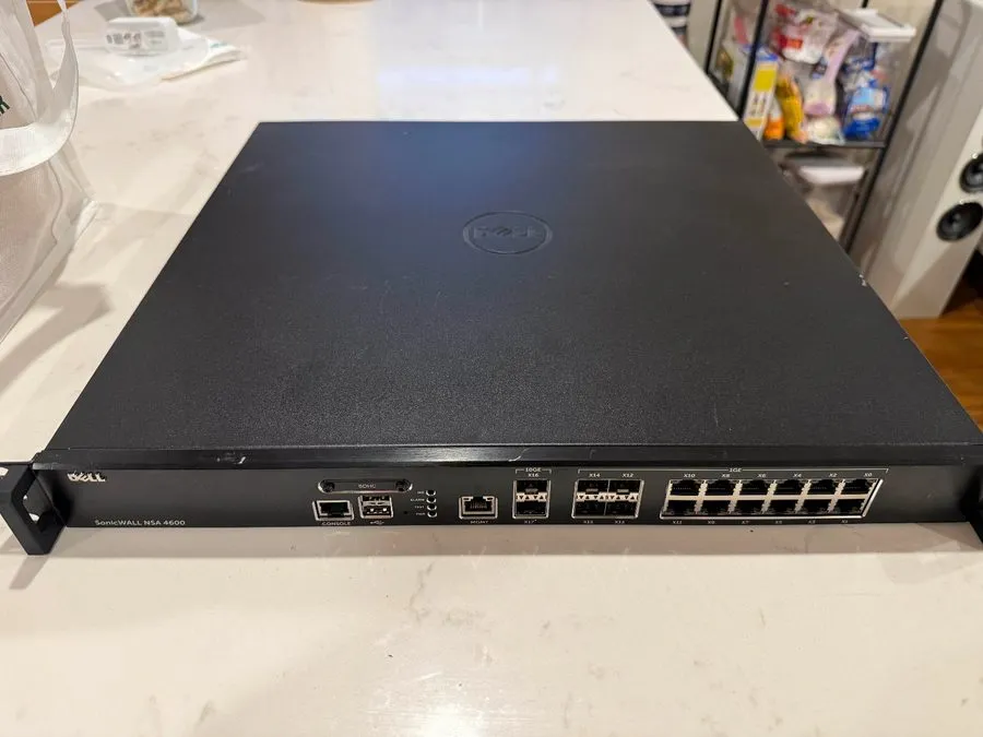 Межсетевой экран Dell Sonicwall NSA 4600 Firewall 12 Port Network Security Appli