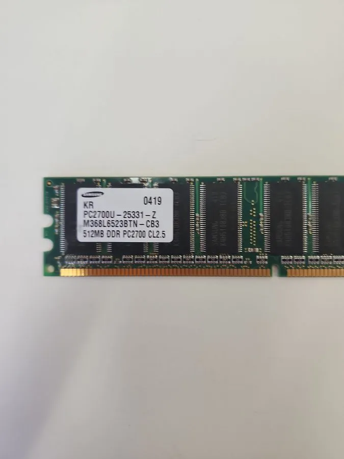 Модуль памяти Samsung 1GB DDR ECC Reg. PC2700U 266MHz M36L6523BTN-CB3 CL2.5 IBM — фото лота 1