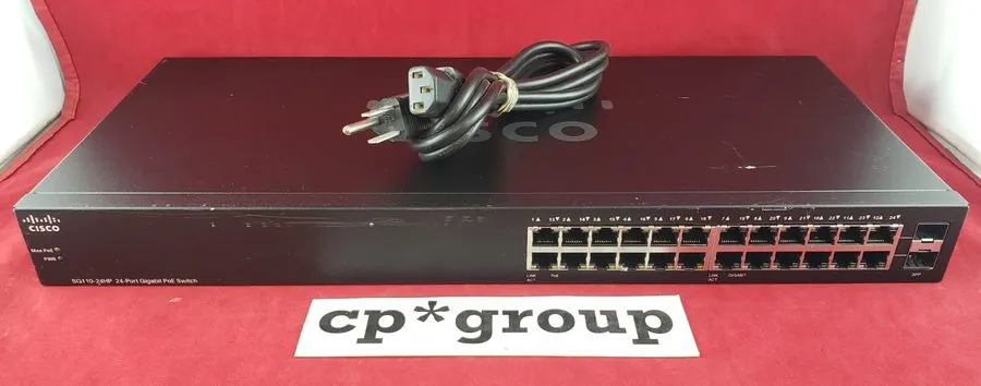 Коммутатор Cisco SG110-24HP 24-Port Gigabit PoE Unmanaged Switch 100W 2x SFP