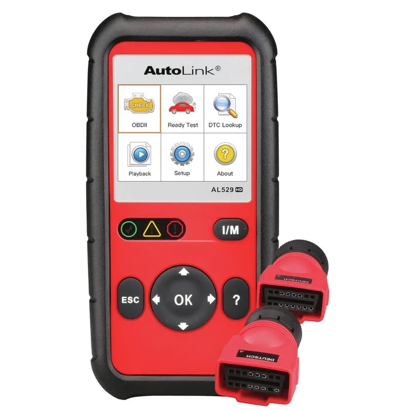 Диагностический сканер Autel AL529HD Auto Link Heavy Duty Truck Code er OBD2 Sca — фото лота 4