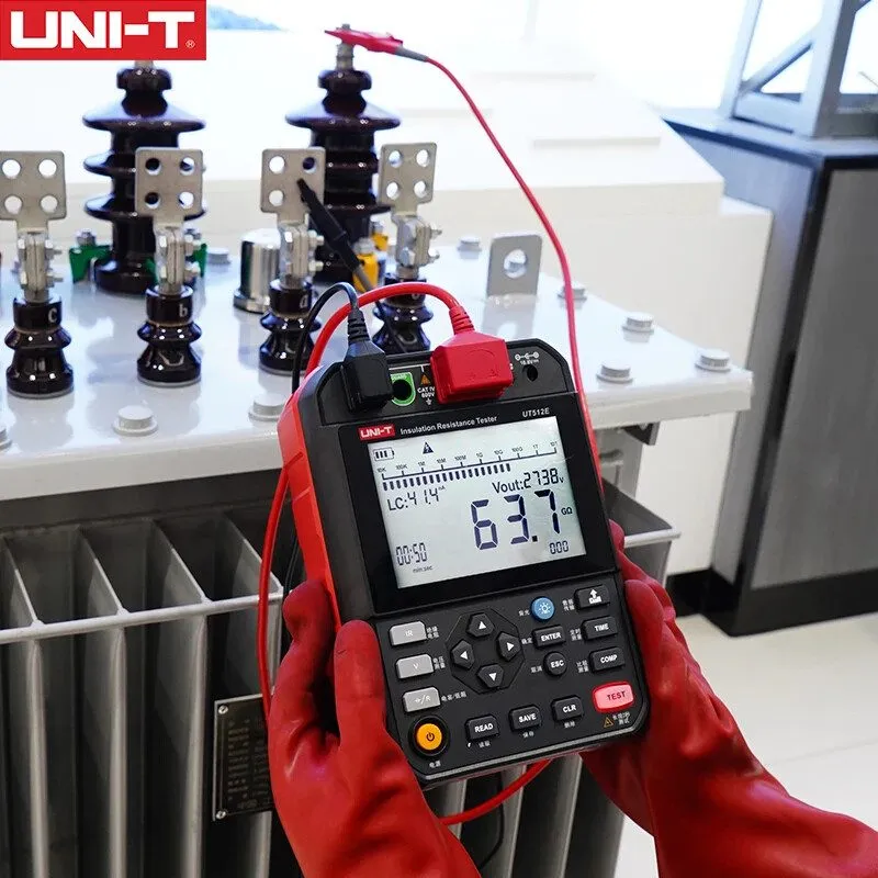 Тестер UNI-T UT512D Megger Insulation Resistance Tester Megohmmeter 1TΩ/2.5TΩ US