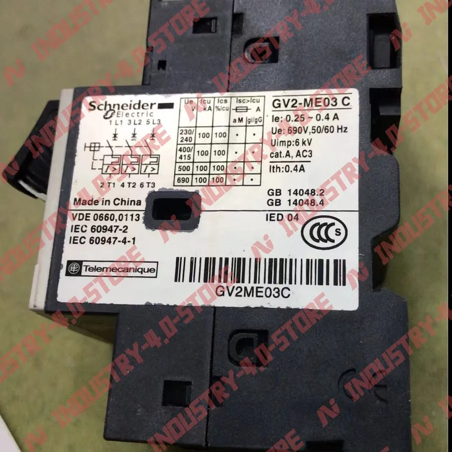 Автоматический выключатель Schneider GV2ME03C (0.25-0.4A) circuit breaker