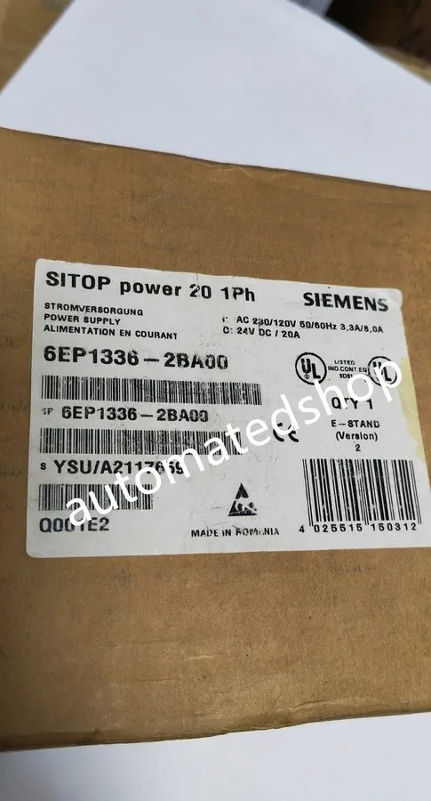 Блок питания Siemens SITOP Power Supply 6EP1336-2BA00, 20 AMP 24VDC