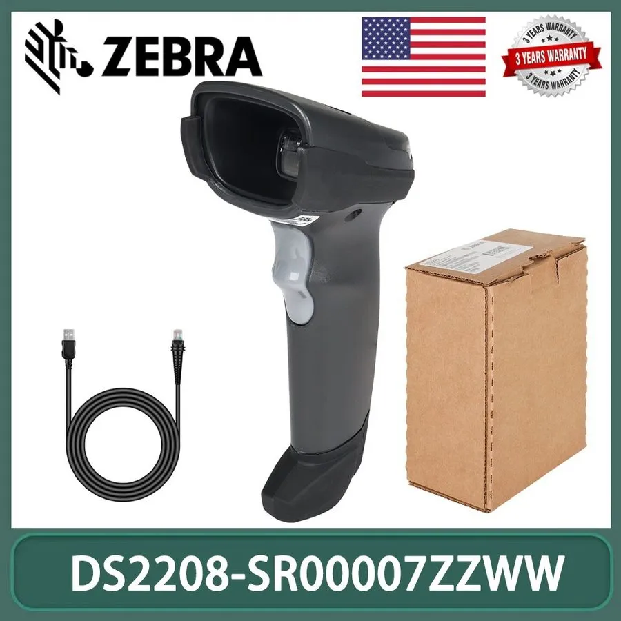 Сканер штрих-кода Motorola Zebra Symbol Barcode Scanner DS2208-SR00007ZZWW w/ St