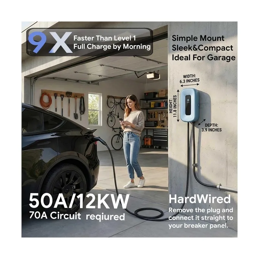 Аккумулятор EVLive Level 2 EV Charger up to 48 Amp/240V Electric Vehicle EV Char — фото лота 2