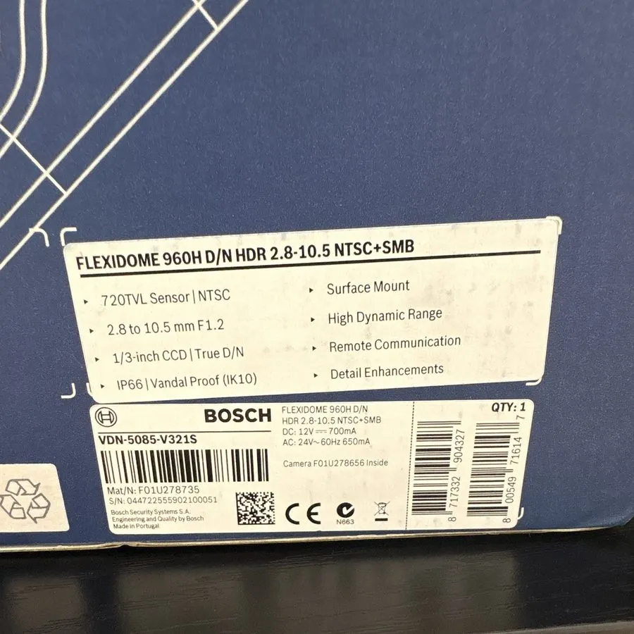 Камера Bosch VDN-5085-V321S Flexidome AN 5000 960H Outdoor Dome Camera