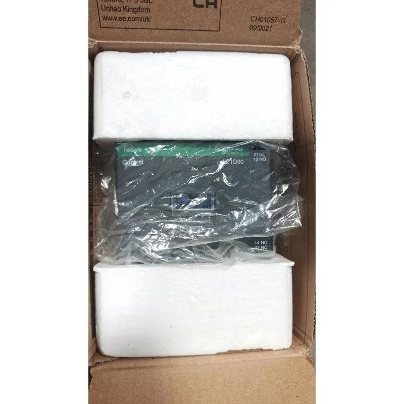 Контактор LC1D80B7 IEC Contactor, TeSys Deca, Nonreversing, 80A, 60HP at 480VAC — фото лота 2