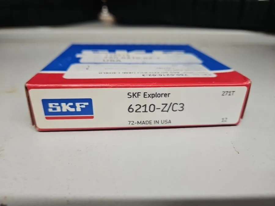 Подшипник SKF 6210-Z/C3 SINGLE ROW RADIAL BALL BEARING OPEN/SHIELDED