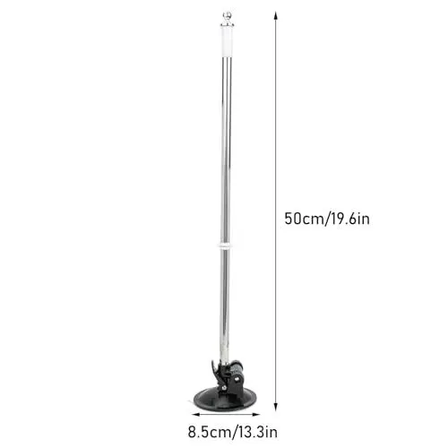 Вакуумная присоска Suction Cup Flagpole Car Mount 21.45 Inch Telescopic Flag Hol — фото лота 1