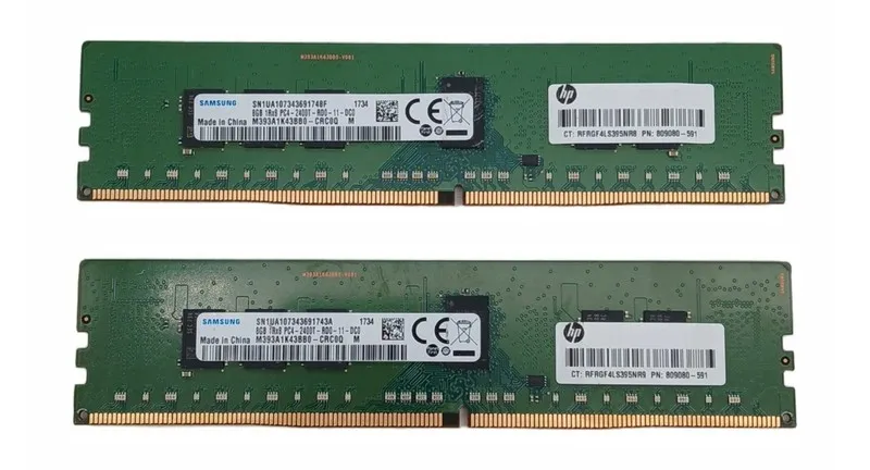 Модуль памяти Samsung 16GB (2x8GB) DDR4-2400 ECC RDIMM PC4-19200 Server RAM HMA4