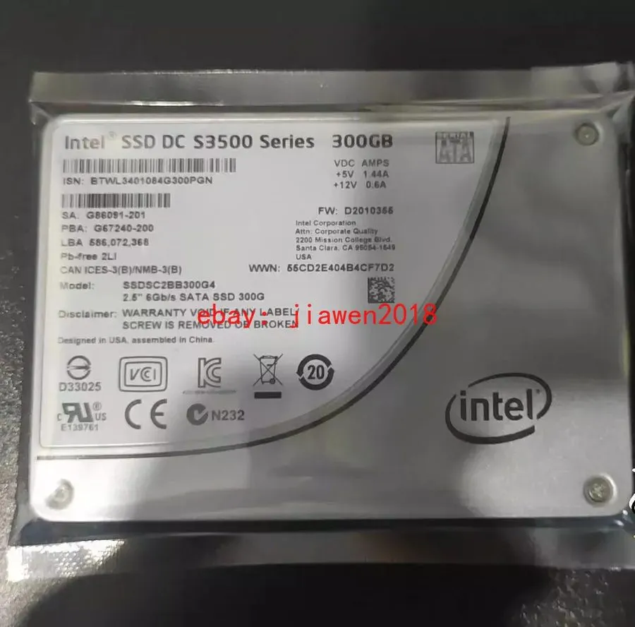 SSD-накопитель Intel DC S3500 600GB Series SSD 2.5" SATA 6Gb/s Intelnal Solid St