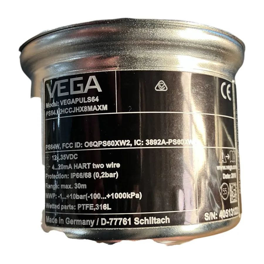 Датчик уровня Vega VEGAPULS64 UMP
