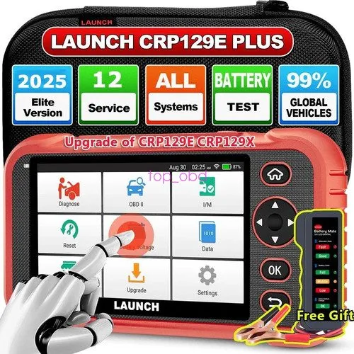 Диагностический сканер 2026 Launch CRP129E V2.0 Elite OBD2 Car Scanner Engine SR