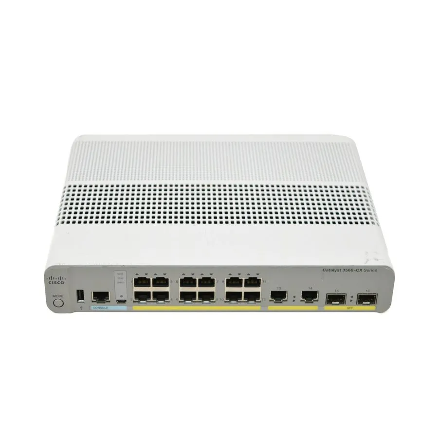 Коммутатор Cisco WS-C3560CX-12TC-S, 12 Port 3560-CX Data IP Base Switch 12 GE
