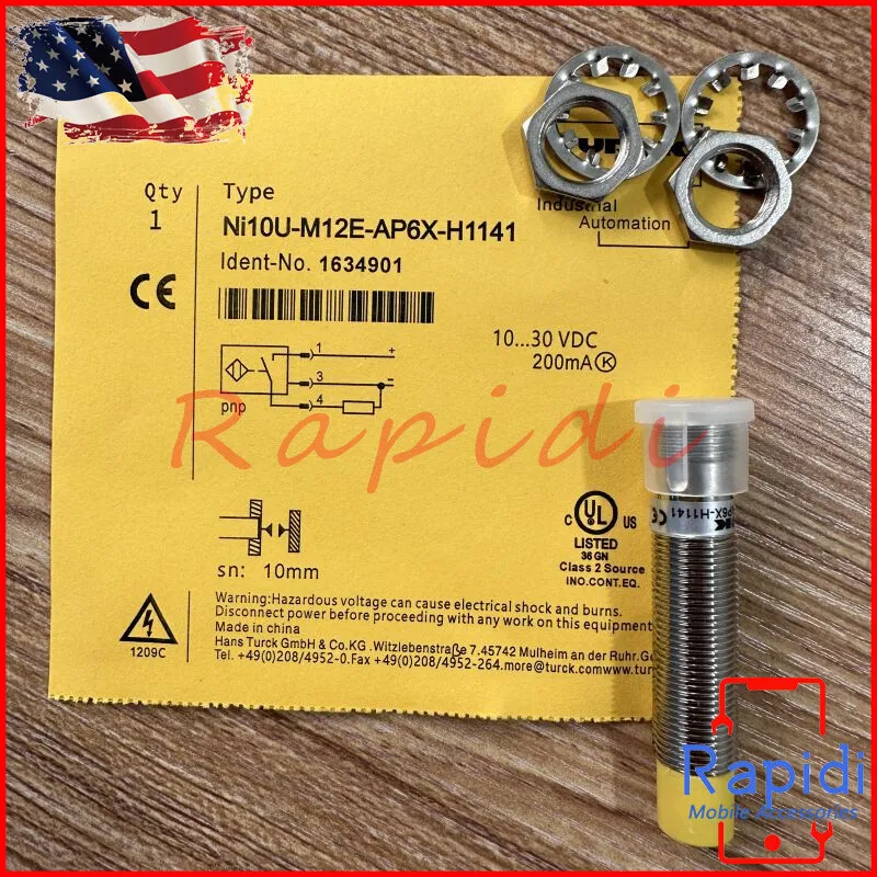 Датчик приближения TURCK Proximity Switch NI10U-M12E-AP6X-H1141 Induction Sensor