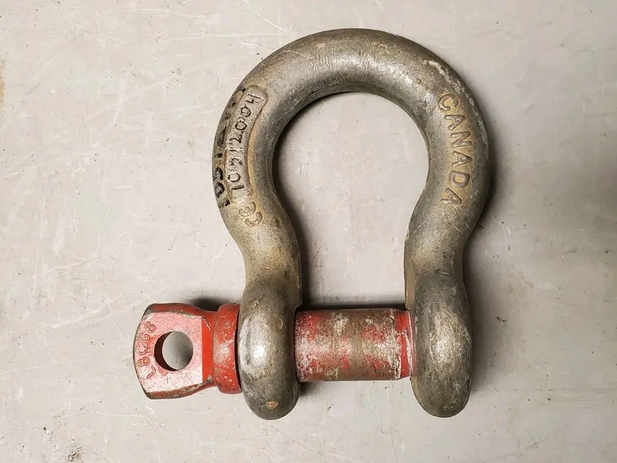 Такелажная скоба Crosby S-209 1"Anchor Shackle w/Alloy Screw Pin 18700 lbs WLL, 