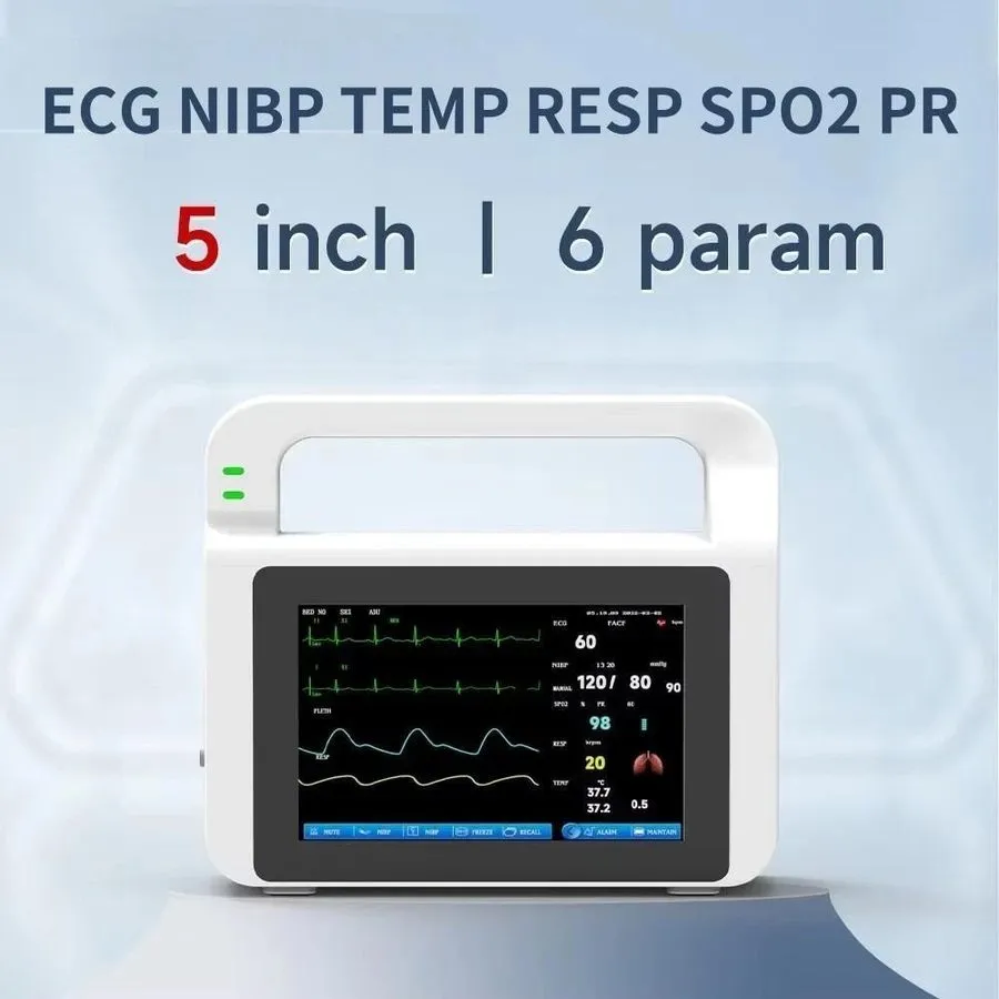 Монитор пациента 10" Screen Ultrathin Patient Monitor Portable 6-parameter Vital