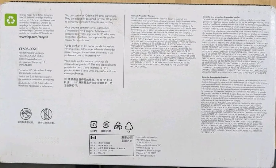 Принтер HP 05A CE505A Black Laser Toner Cartridge