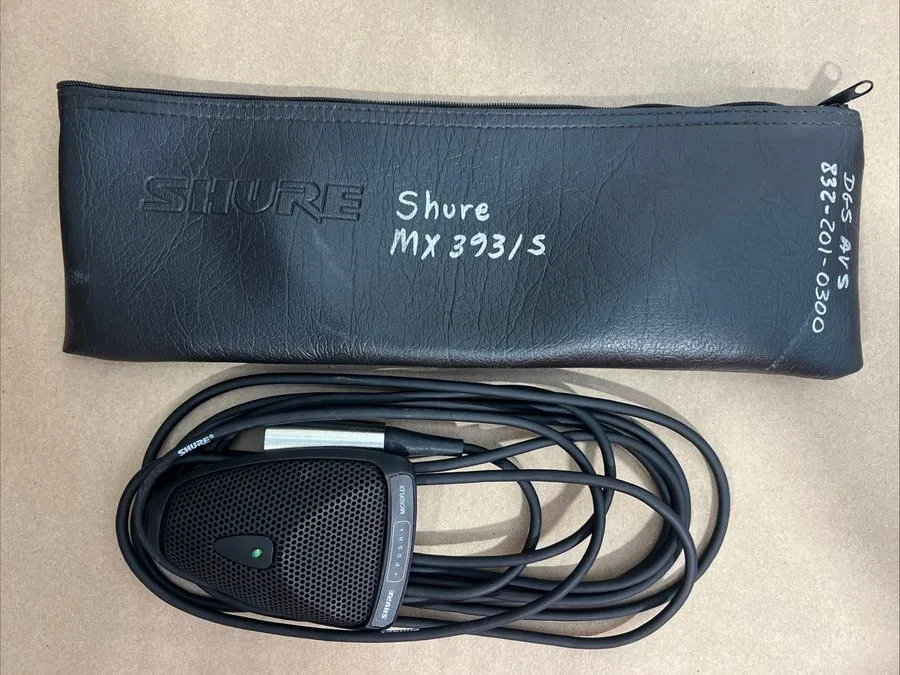 Маршрутизатор Shure MX393/S Microflex Supercardioid Boundary Microphone