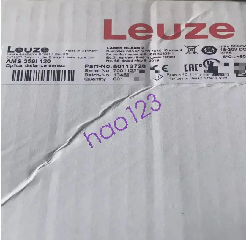 Оптико-электронная система Leuze AMS 358i 120 50113726 Optical laser rangefinder