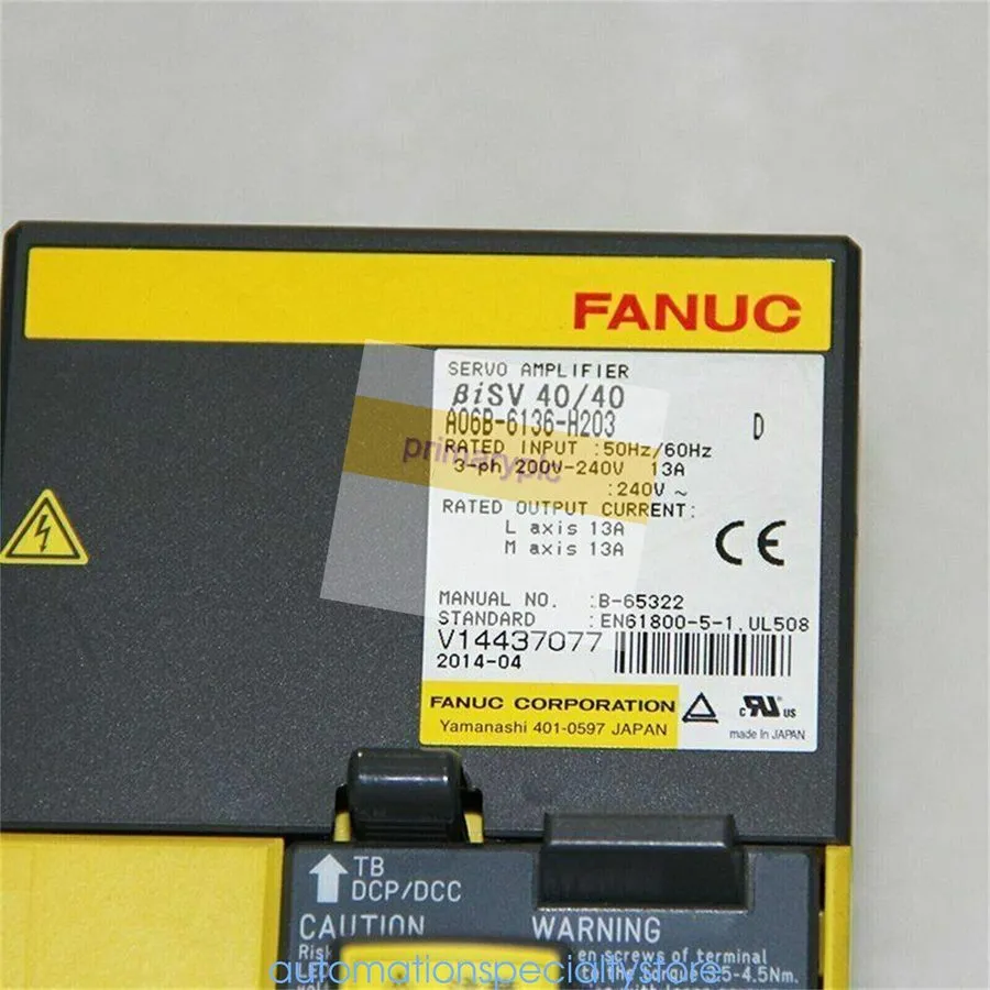 Сервоусилитель Fanuc Servo Drive Amplifier A06B-6136-H203