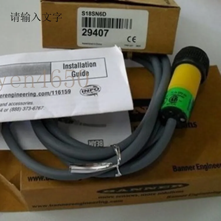 Фотоэлектрический датчик BANNER 10-30 VDC PHOTOELECTRIC SENSOR S18SN6L
