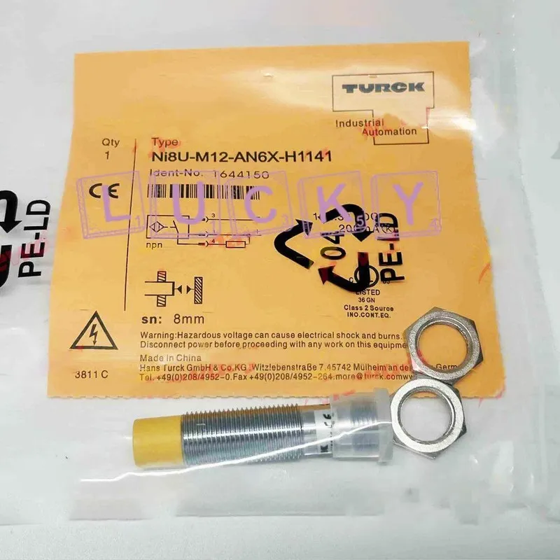 Датчик приближения TURCK Ni8U-M12-AN6X-H1141 PROXIMITY SENSOR 10-30VDC 200mA 8mm
