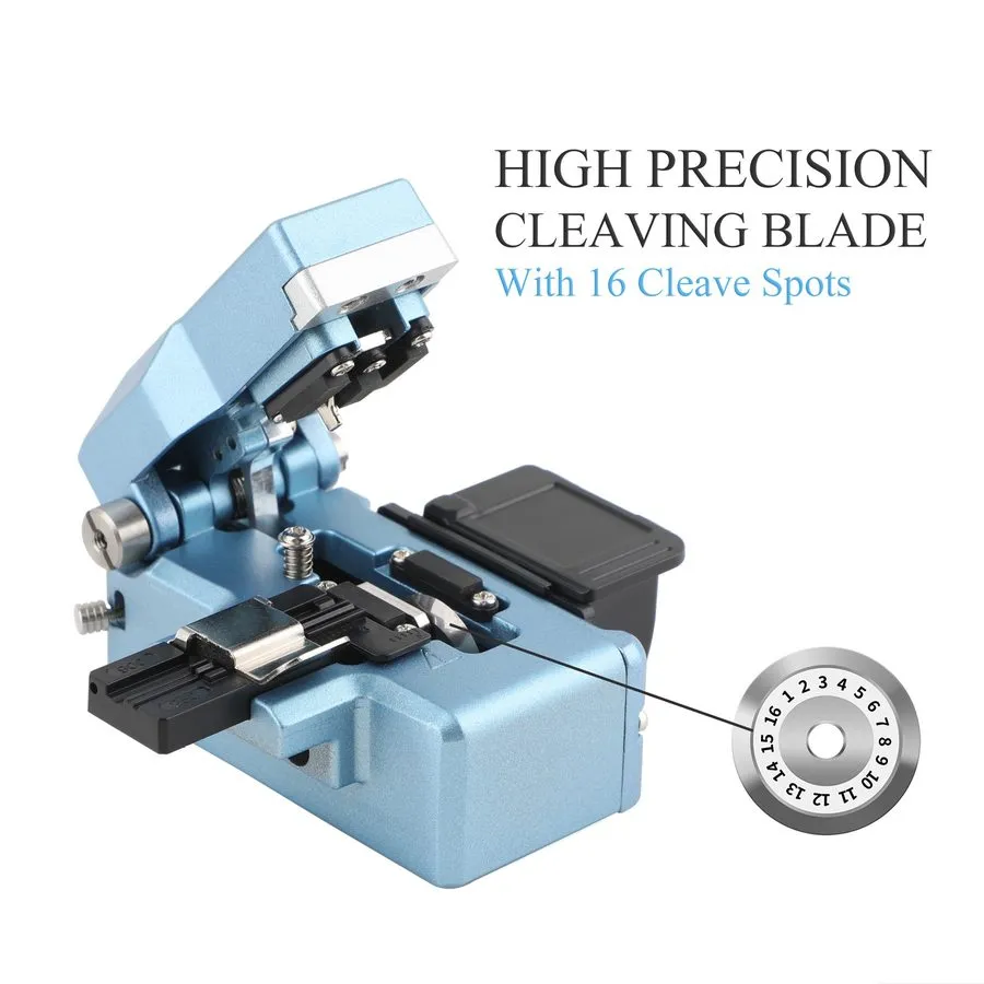 Скалыватель High Precision Fiber Optic Cleaver Tool Kit FTTT для 0.25/0.9/3.0mm 