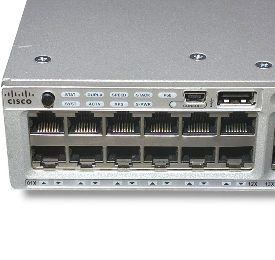 Коммутатор Cisco WS-C3850-48F-S Catalyst 3850 48 Port Full PoE 1100W Switch