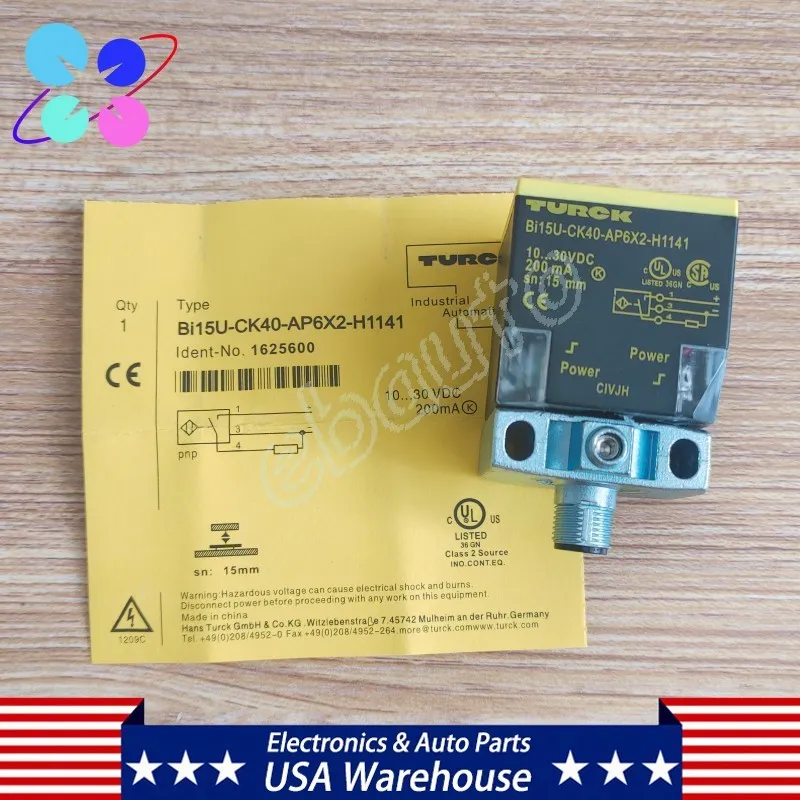 Датчик приближения Turck Bi15U-CK40-AP6X2-H1141 1625600 Proximity Sensor