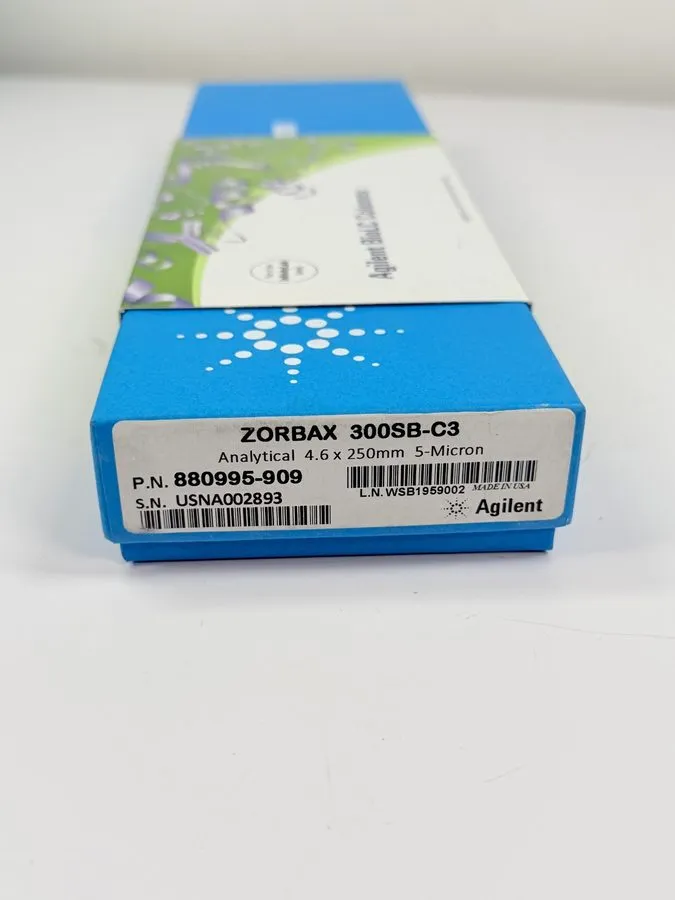 Хроматографическая колонка Agilent HPLC Columns Zorbax 300SB-C3 4.6x250mm 5-Micr — фото лота 1