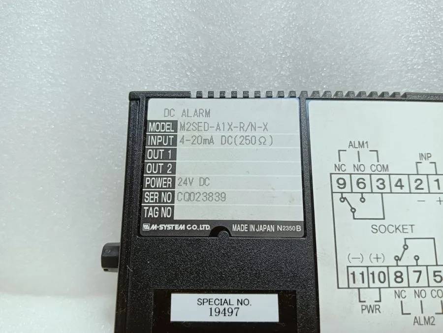 Преобразователь сигнала M-SYSTEM M2SED-A1X-R/N-X DC ALARM SIGNAL CONDITIONER WIT — фото лота 3