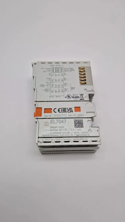 Модуль ввода-вывода Beckhoff EL7047 1-Channel Stepper Motor EtherCAT Terminal 5A